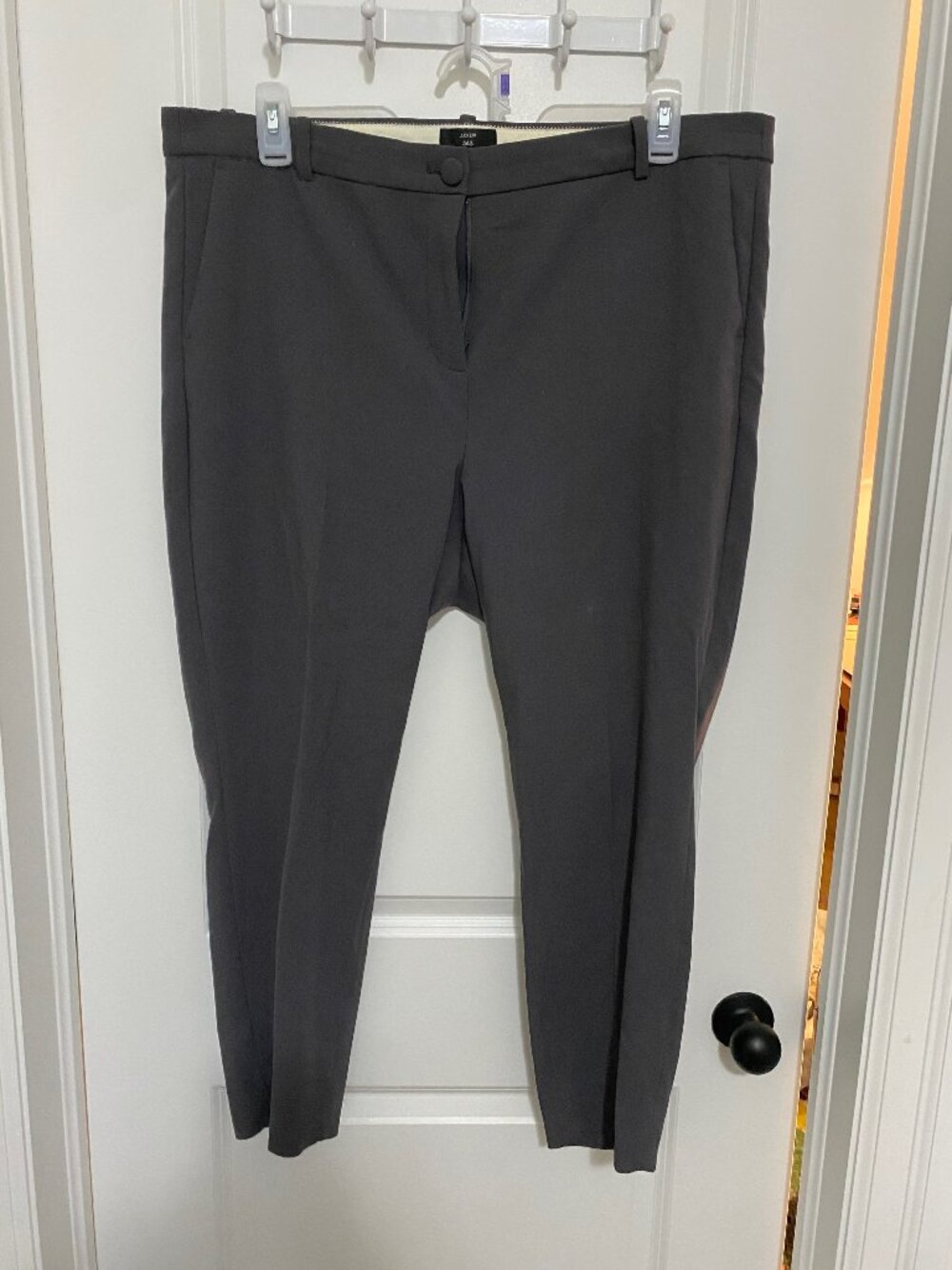 J. Crew High Rise Charcoal Grey Dress pants